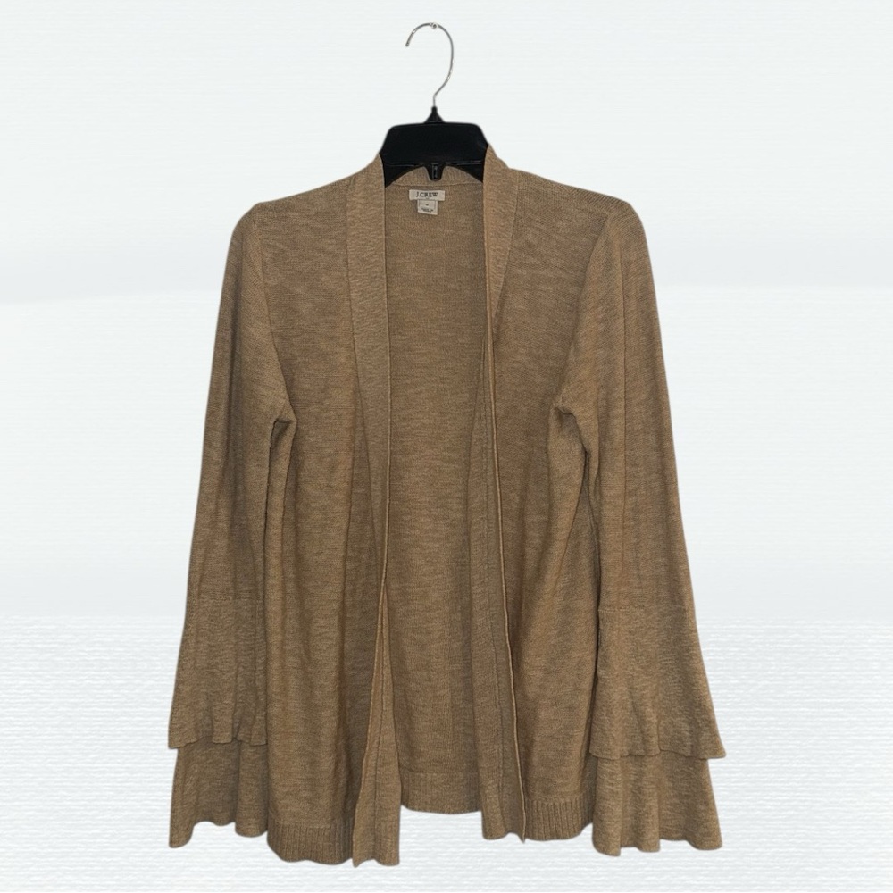 J. Crew Factory Cardigan with Flutter Sleeves